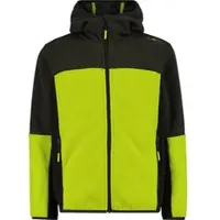 CMP KID Fleece Jacket FIX Hood acido-olive (11EZ) 176