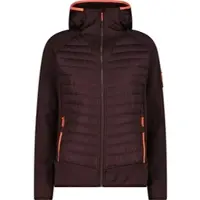 CMP Woman Jacket Hybrid FIX Hood black berry (C595) 40