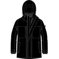 CMP MAN Padded Parka Zip Hood nero (U901) 52
