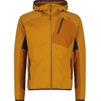 CMP MAN Fleece Jacket FIX Hood caramel (Q883) 46