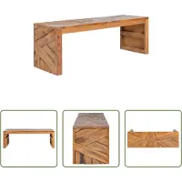 The Living Store TV-Schrank 110x60x38 cm Massivholz Teak