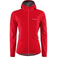 Loeffler - Women's Hooded Jacket North Airblocc Light - Softshelljacke Gr 44 rot