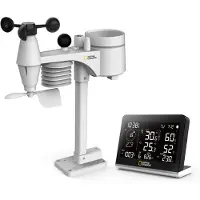 Bresser National Geographic Kabellose Wetterstation SC 8-in-1 Außensensor
