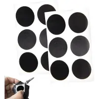 OEM Reparatieset für Fahrradreifen - 12 Stück für Rennrad und MTB - UV-festes Material - schwarz
