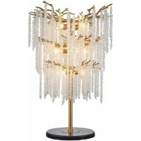 Casa Padrino Luxus Tischleuchte Gold / Schwarz H. 105 cm - Luxus Schreibtischleuchte - Luxus Leuchten