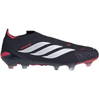 Adidas Schuhe Predator Elite Laceless Firm Ground Soccer Cleats "Core Black / Cloud White / Lucid Red" für Unisex