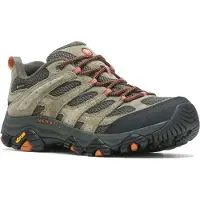 Merrell Wanderschuh "MOAB 3 GORE-TEX", Herren, Gr. 44, Synthetik, braun (olive), Leder, Schuhe Wanderschuh, wasserdicht dank Gore-Tex Membrane