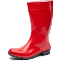 Ladeheid Damen Gummistiefel LA-967 (Rot/Schwarz, 37 EU)