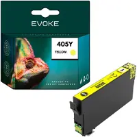 Evoke kompatible Tinte für Epson 405XL 405 XL C13T05H44010 Gelb 18 ml 1340 Seiten WorkForce WF-3820DWF 3825DWF 4820DWF 4825DWF 4830DTWF 7310DTW 7830DTWF 7840DTWF
