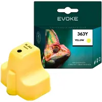 Evoke kompatible Tinte für HP 363 HP363 C8773EE Gelb 11 ml 960 Seiten PhotoSmart 3210 3310 8250 C5180 6180 6280 7180 7280 8180 D6160 7160 7260 7360 7460
