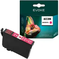Evoke kompatible Tinte für Epson 603XL 603 XL C13T03A34010 Magenta 12 ml 1050 Seiten Expression Home XP-2100 2105 2150 2155 3100 3150 3155 4100 4105; WorkForce WF-2810DWF 2830DWF 2835DWF 2850DWF