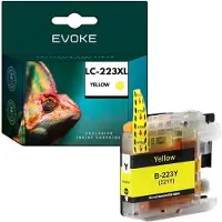 Evoke kompatible Tinte für Brother LC-223 LC223 LC223Y Gelb 10 ml 300 Seiten DCP-J4120DW J562DW; MFC-J5320DW J4620DW