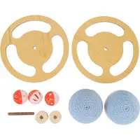 Gistuch Katzenkratzen Ball Spielzeug Sisal Schutzmöbel Stilvoller Look Kratzer für Innenhaus klein