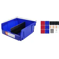OEM Lagerbehälter, stapelbar, umweltfreundliches Design, 6 Stück
