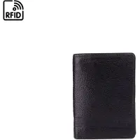 ARMIN Schwarze Lederbrieftasche