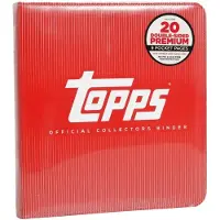 Topps Official Collectors Binder Red