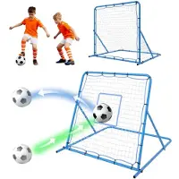 StarTech.com Fußball Rebounder Netz - Trainingsziel 2,1x1,5 m (7x5 ft) - Verstellbar - Stahlrahmen - Faltbar - Tragbar - Für Passübungen - Draußen