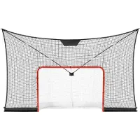 StarTech.com Hockeytor mit Fangnetz 366 x 213 cm - Street-Hockey Tor Trainingsset - Erweiterte Abdeckung - Leicht & Tragbar - Komplettset - Strapazierfähiges Netz