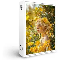 Raxxa Premium-Puzzle "Queen Bee Woman Posing with Honeybees and Honey", 1000 Teile
