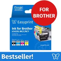 Easyprint Tintenpatronen für Brother LC422XL, Multipack (BK/C/M/Y), 1 Stück