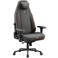 Diablo Chairs Diablo X.Eye Prime Gaming Stuhl mit Kühlfunktion Bürostuhl Schreibtischstuhl, Belastbar bis 140 kg, Größe Normal, Farbe Stone Grey