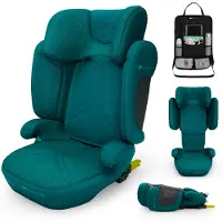 Kinderkraft XPAND 2 PRO i-Size Kindersitz, 100-150 cm, ISOFIX, Gurt, DUO EXPAND, Seitenaufprallschutz, klappbar, Grün, mit Auto-Organizer