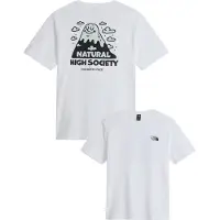 The North Face U NAT High Society RLX Softshell Tee-graphic tnf white (FN4) XXL
