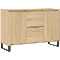 vidaXL Sideboard Sonoma-Eiche 101,5x35x70 cm Holzwerkstoff