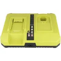 AccuCell Dual-Ladegerät für Ryobi BIW180 Akkus – Passend für Werkzeug- & Rasenmäher-Akkus NiMH und Li-Ion