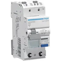Hager ADS970D Fehlerstrom-Leitungsschutzschalter 1P+N 6kA C-20A 30mA Typ A QuickConnect