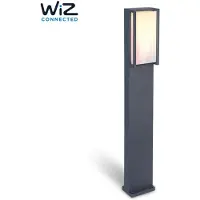 Lutec LED Wegelampe Qubo WIZ-Connected IP44 75cm Anthrazit