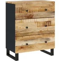 vidaXL Sideboard 60x33x75 cm Massivholz Mango