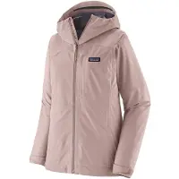 Patagonia - Women's Boulder Fork Rain Jacket - Regenjacke Gr L braun/rosa