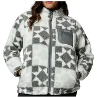 Columbia - Women's West Bend Print Full Zip II - Fleecejacke Gr M grau