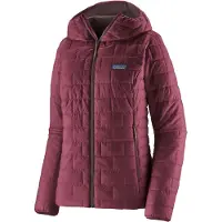Patagonia - Leichte Stepp-und PrimaLoft Daundenjacke – Damen / W's Nano Puff Hoody - W's Nano Puff Hoody Berry Fig für Damen - Größe M -