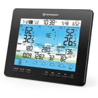 Bresser 4CAST PRO Basisstation für WLAN Funk Wetterstation mit Farbdisplay