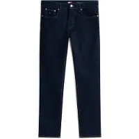 Tommy Hilfiger Slim-fit-Jeans TOMMY JEANS "Scanton", Herren, Gr. 36, Länge 32, denim schwarz, Denim/Jeans, Obermaterial: 99% Baumwolle, 1% Elasthan, unifarben, slim fit lang, Jeans Slim-fit-Jeans, Slim Fit