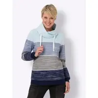 Sieh an! Sweatshirt in marine-hellblau-bedruckt | Gr.: 56