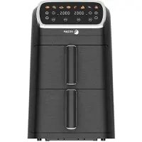 Fagor 2x4l 2600w schwarze heißluftfritteuse FG7503