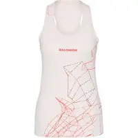 Salomon - Women's S/Lab Speed Singlet - Laufshirt Gr XS weiß
