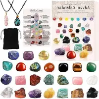 OEM Kristall-Edelstein-Blindbox-Set - 24 Tage Adventskalender - Geschenk für Spirituelle