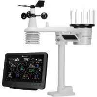 Bresser Stratus Profi WLAN Wetterstation Funk mit 7 in 1 Außensensor