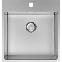 Pure.Sink Küchenspüle 49x52 cm Edelstahl mit Tapwing PCM4540T-02