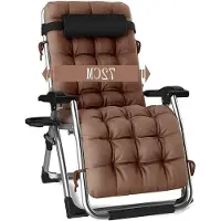 OEM Verstellbares Gartenliegesofa - Außenliegesofa mit verstellbarer Rückenlehne - Gartenliege für bis zu 200 kg - Becherhalter - Entspannen im Freien