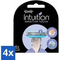 Wilkinson - Intuition Sensitive Touch Nachfüllklingen - Mit Aloe Vera - 3 Rasierklingen - Vorteilspack - 4 Stücke