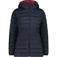 CMP Damen lange Kapuzenjacke mit Reißverschluss Sorona Aura