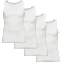 Ammann Unterhemd "4er Pack Unterhemd Day Classic", Herren, Gr. 5, N-Gr, weiß, Obermaterial: 100% Baumwolle CO., Unterhemden Unterhemd