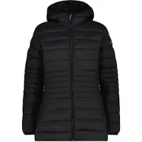 CMP Damen lange Kapuzenjacke mit Reißverschluss Sorona Aura