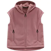 CMP - Women's Vest Fix Hood 36P4566 - Fleeceweste Gr XXS braun/rosa