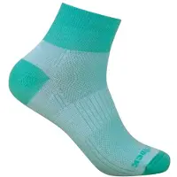 Wrightsock - Coolmesh II Quarter - Wandersocken Gr 34-37 türkis